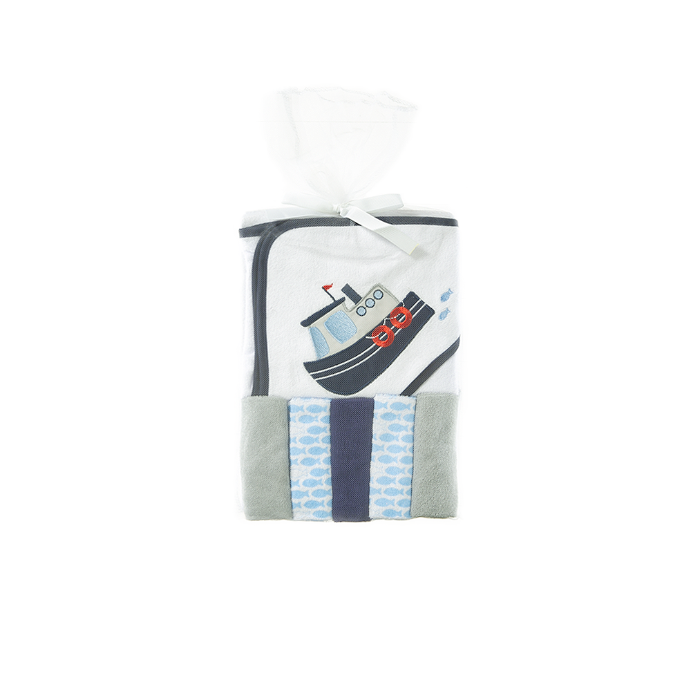 BATH TOWEL WITH 5 FACE TOWELS