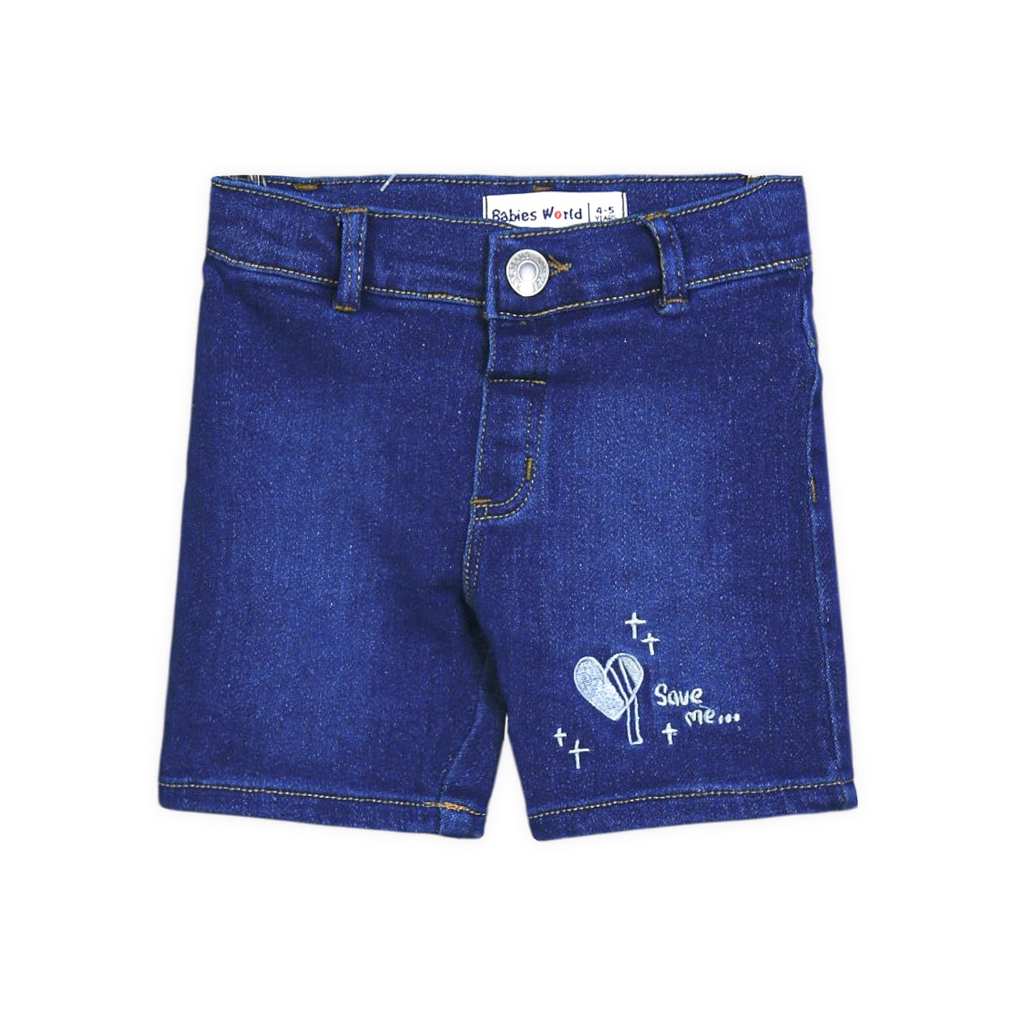 BLUE MOTTO SHORTS