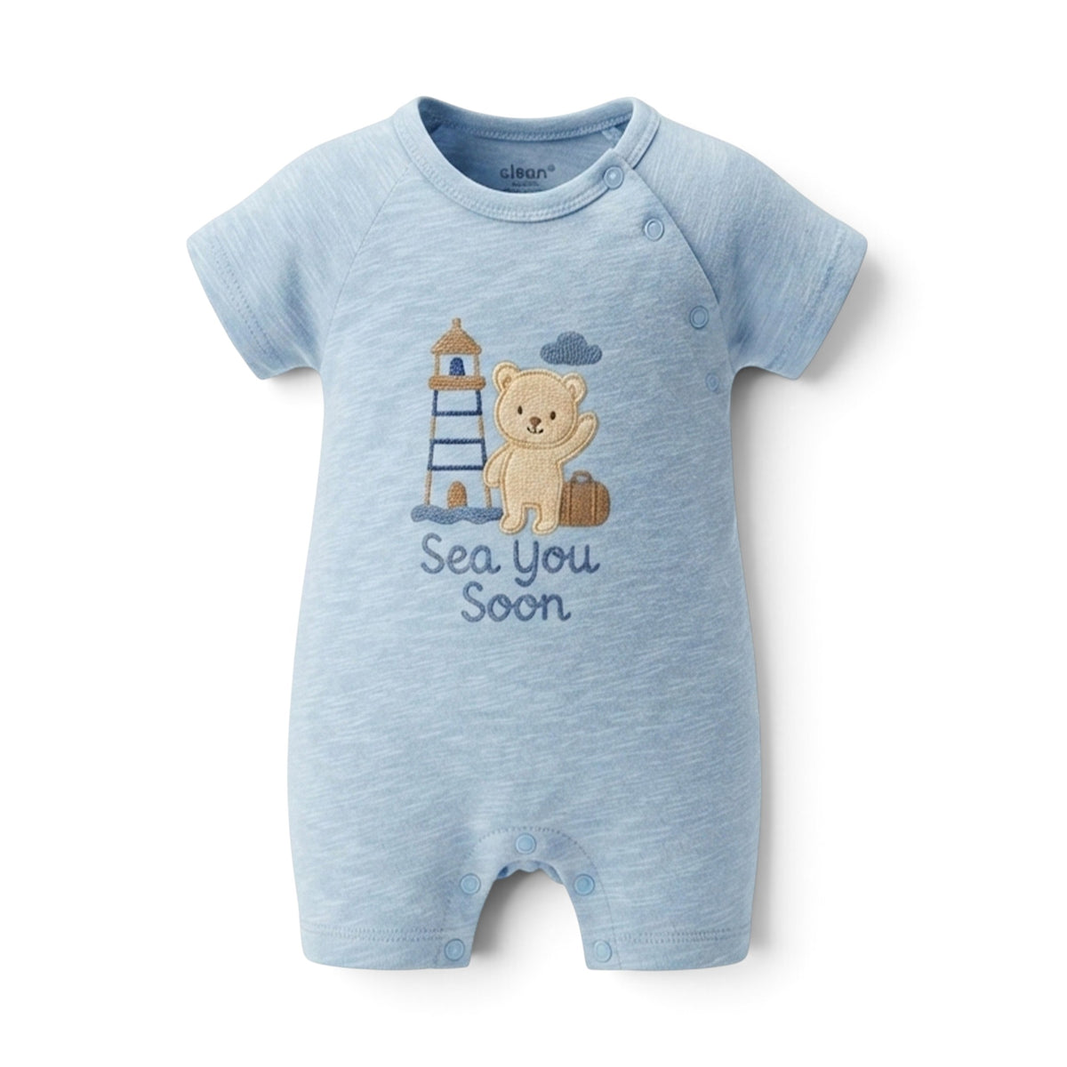 BABY BOY "SEA YOU SOON" ROMPER