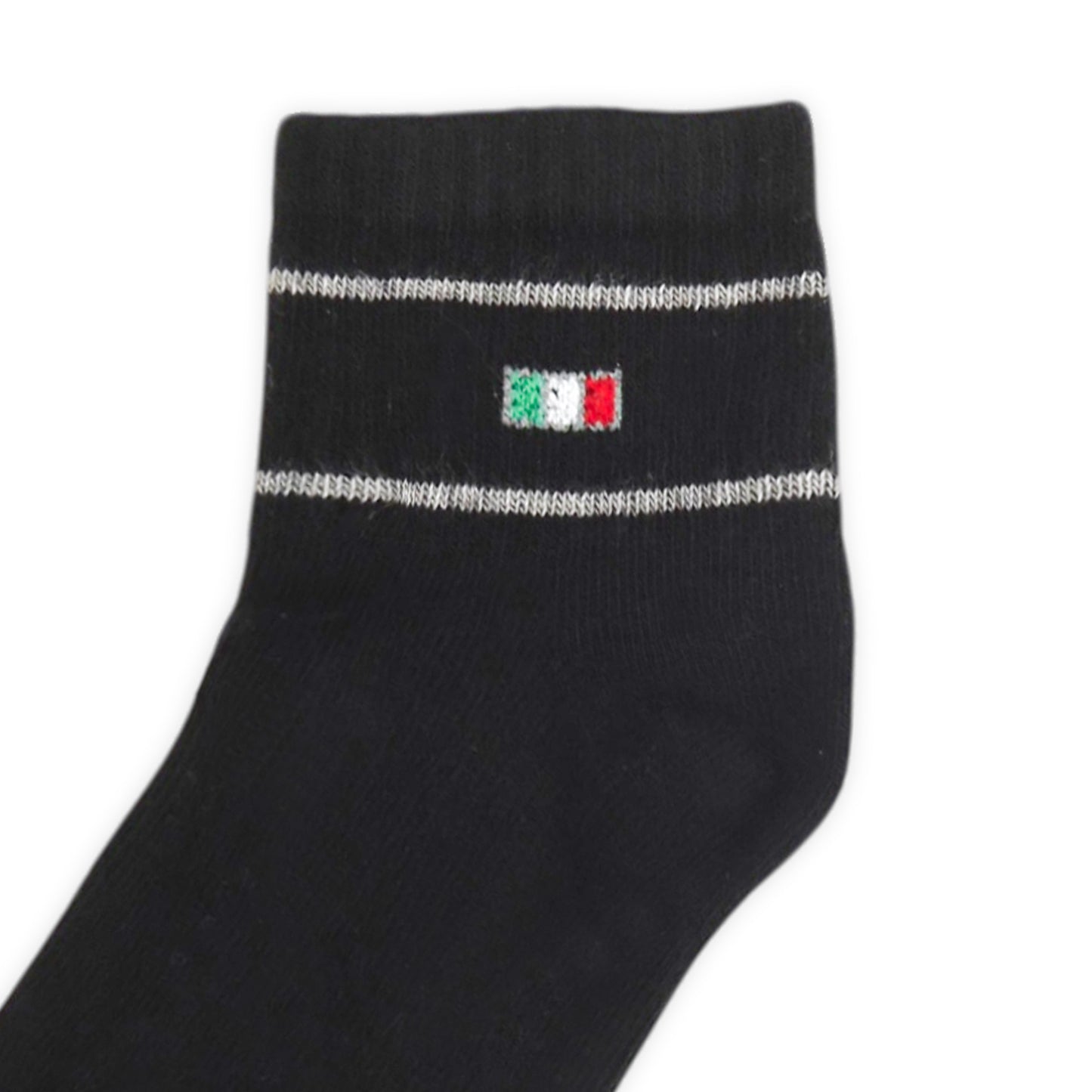 BLACK ANKLE BOY SOCKS