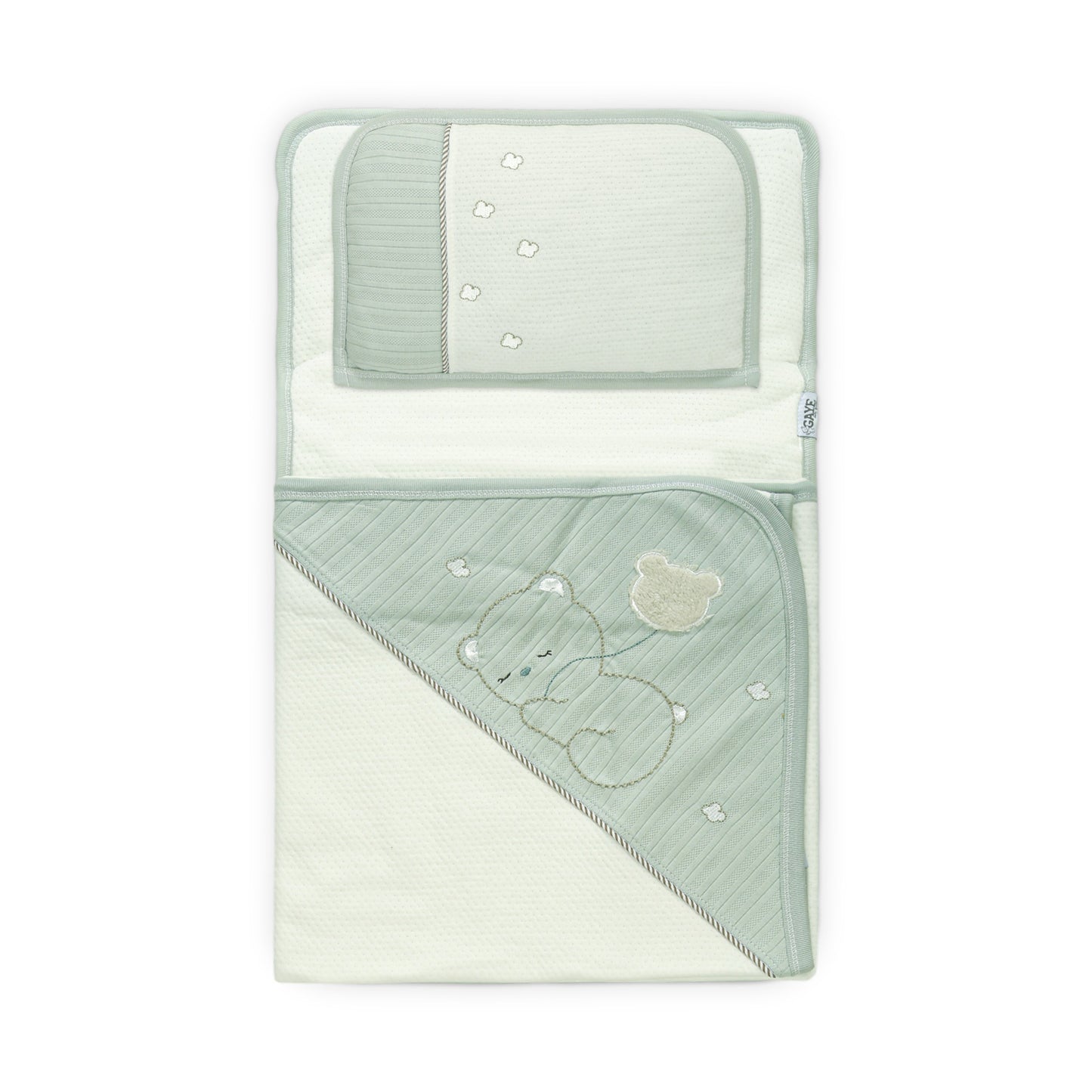 PREMIUM PISTACHIO TEDDY SLEEPING SET