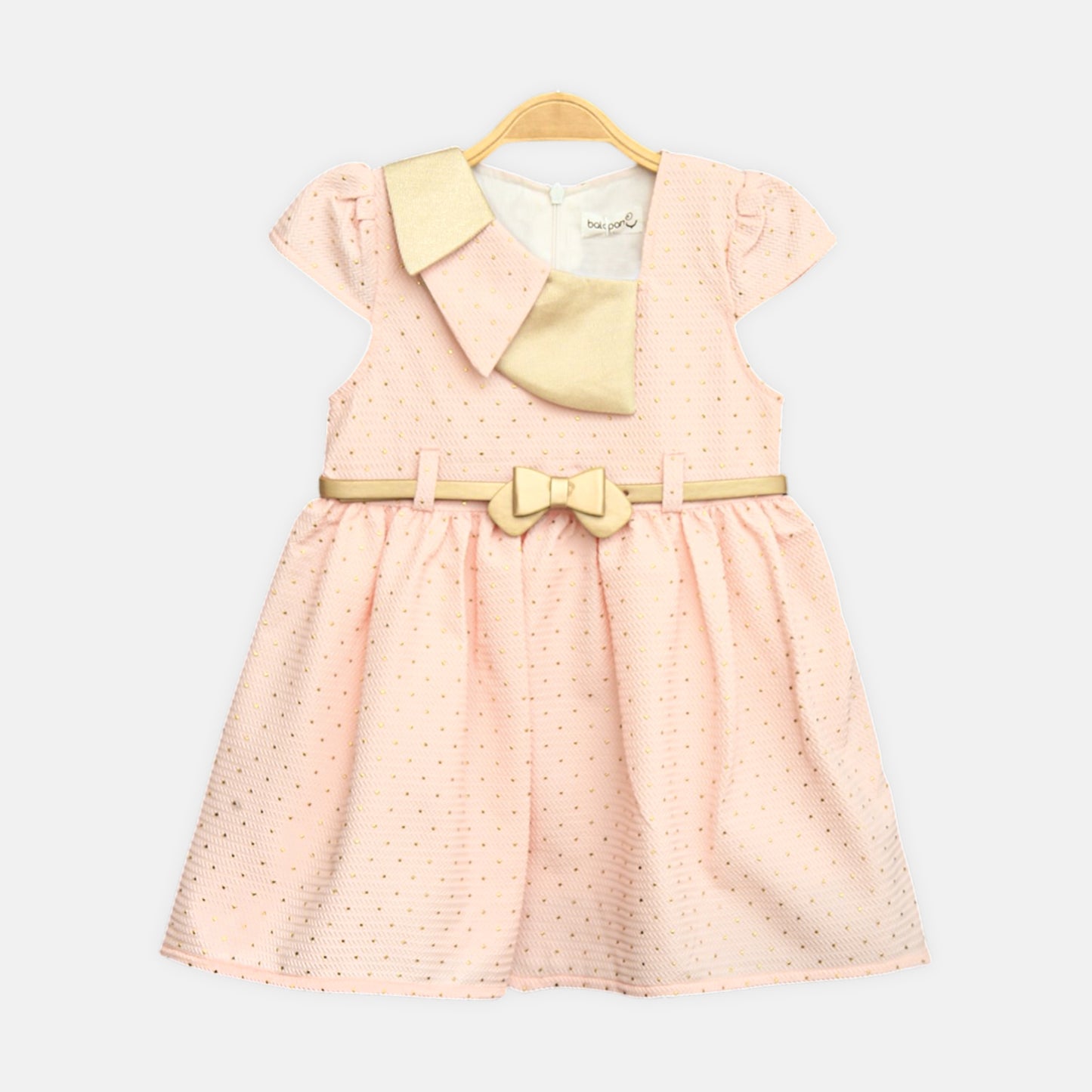 Peach Glimmer Frock