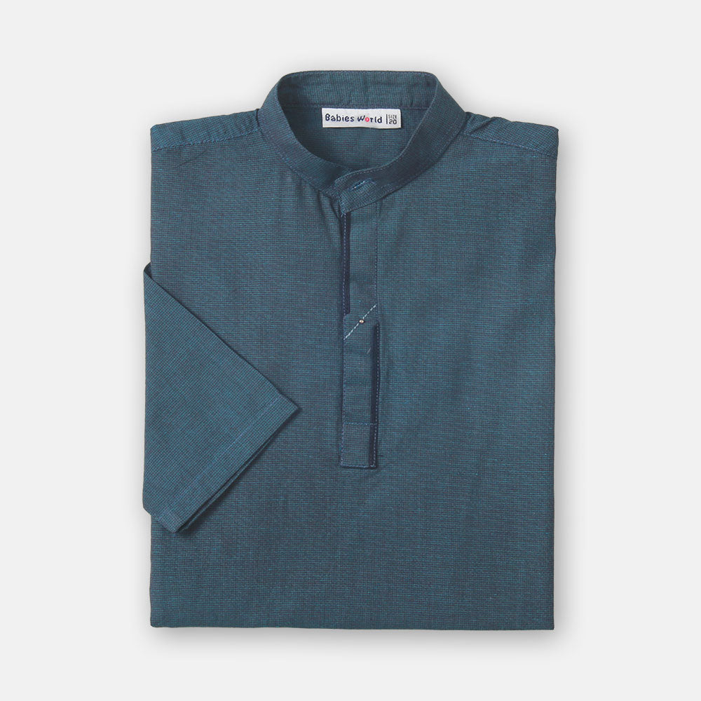 KURTA PAJAMA DOUBLE SHADED TEAL