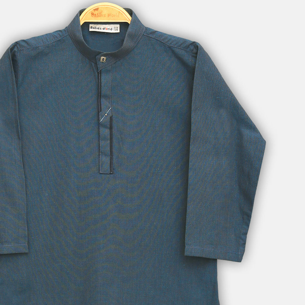 KURTA PAJAMA DOUBLE SHADED TEAL