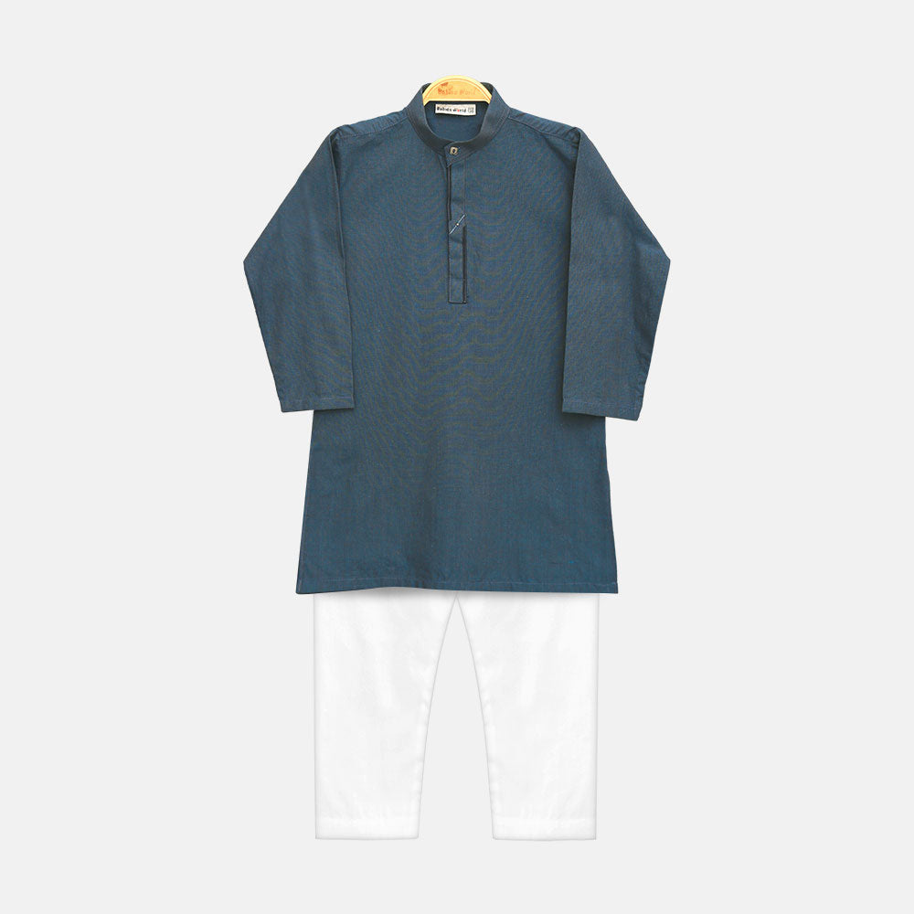 KURTA PAJAMA DOUBLE SHADED TEAL