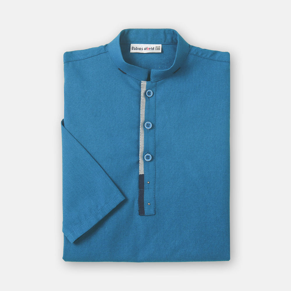 KURTA PAJAMA DARK BLUE