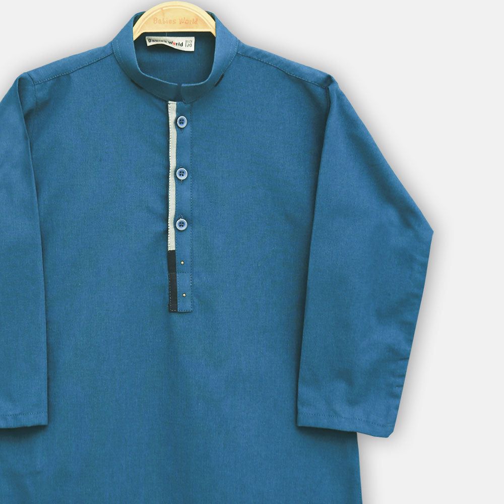 KURTA PAJAMA DARK BLUE