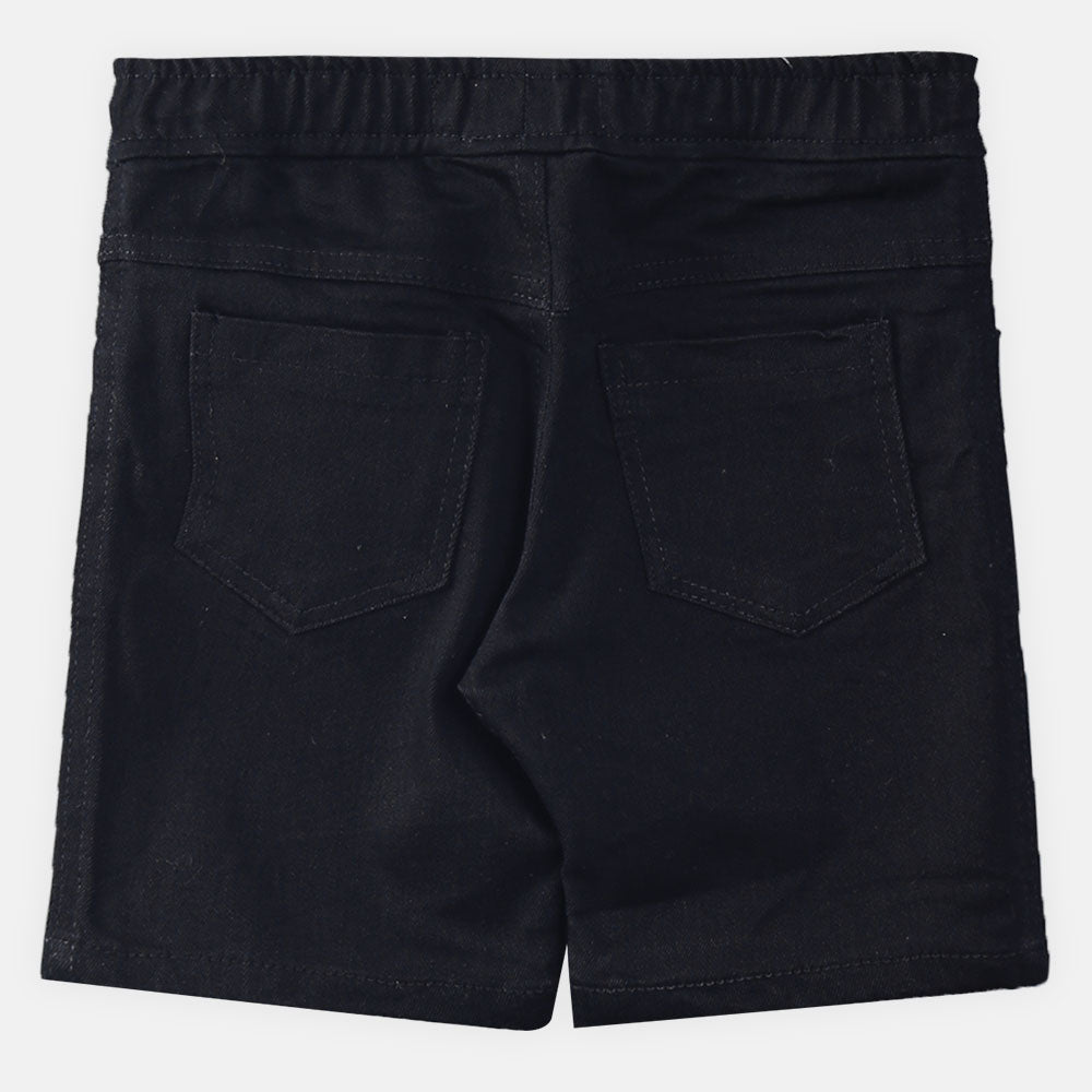 BOY SHORT BLACK CAR PRINT