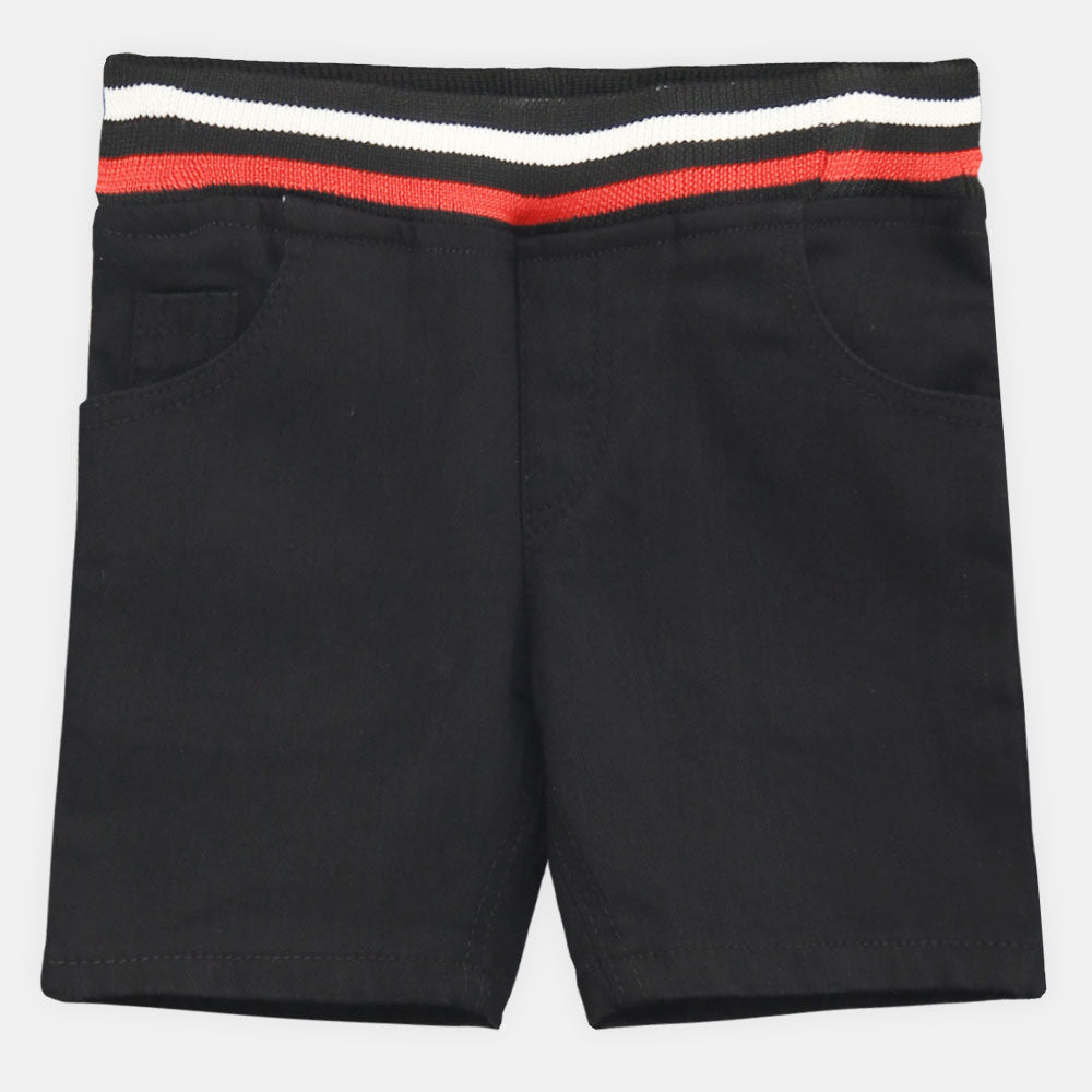 BOY SHORT BLACK DENIM