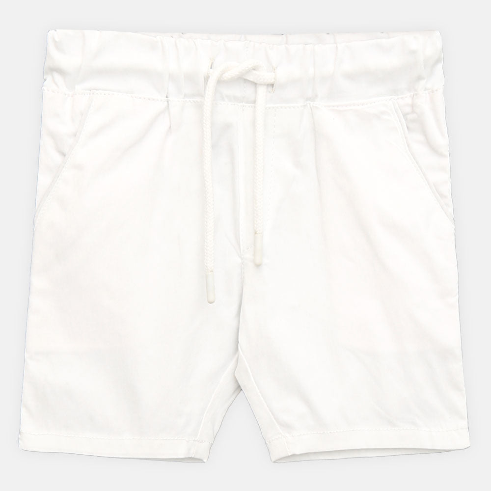 BOY SHORT WHITE DENIM