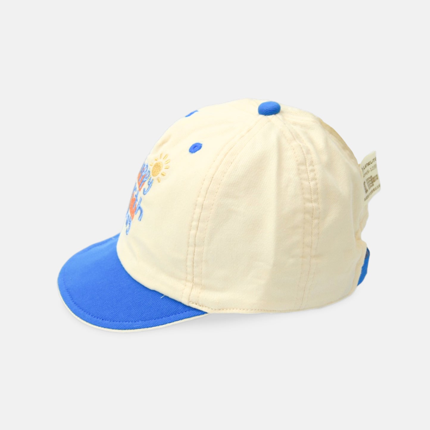 Sky Blue Graphic Baby Cap 46-48 Cm
