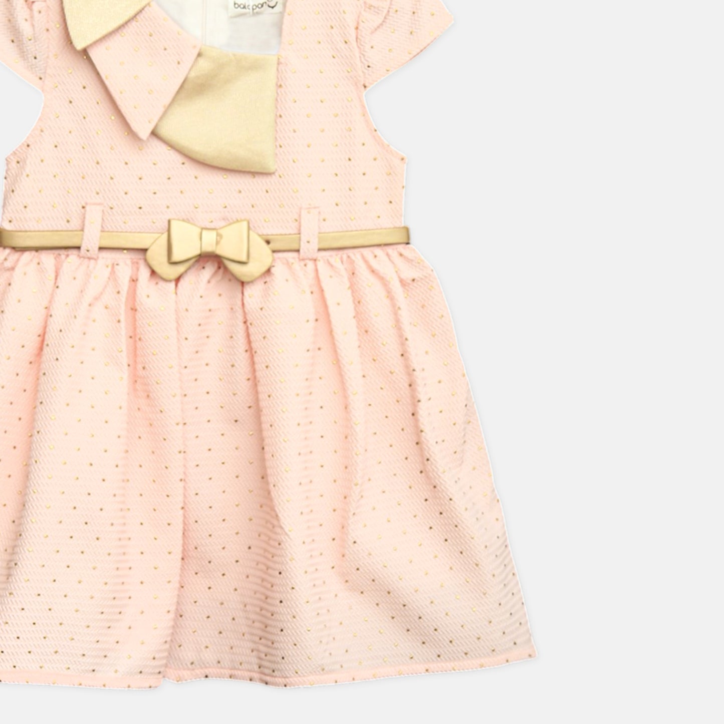 Peach Glimmer Frock