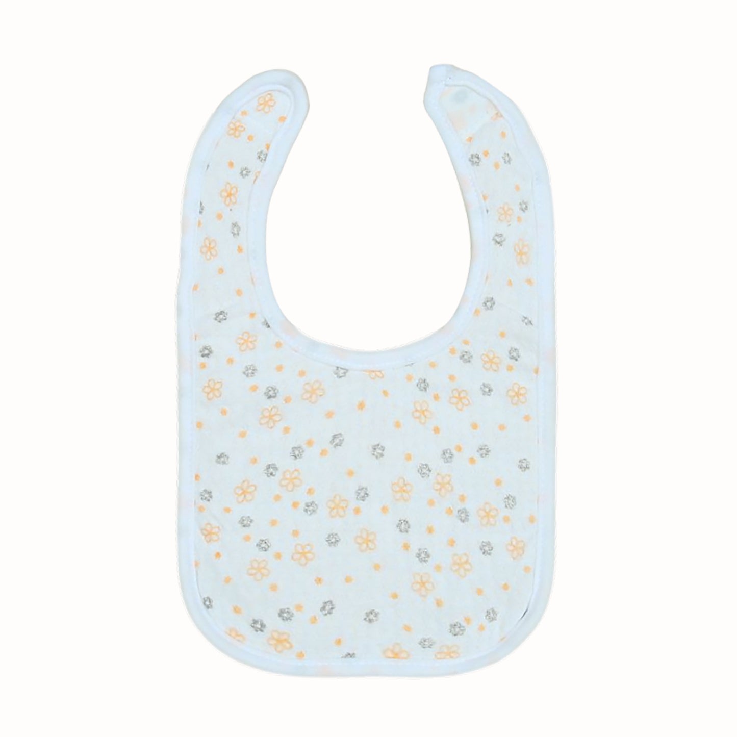 Soft Floral & Pink Bib Set (3-Pack)