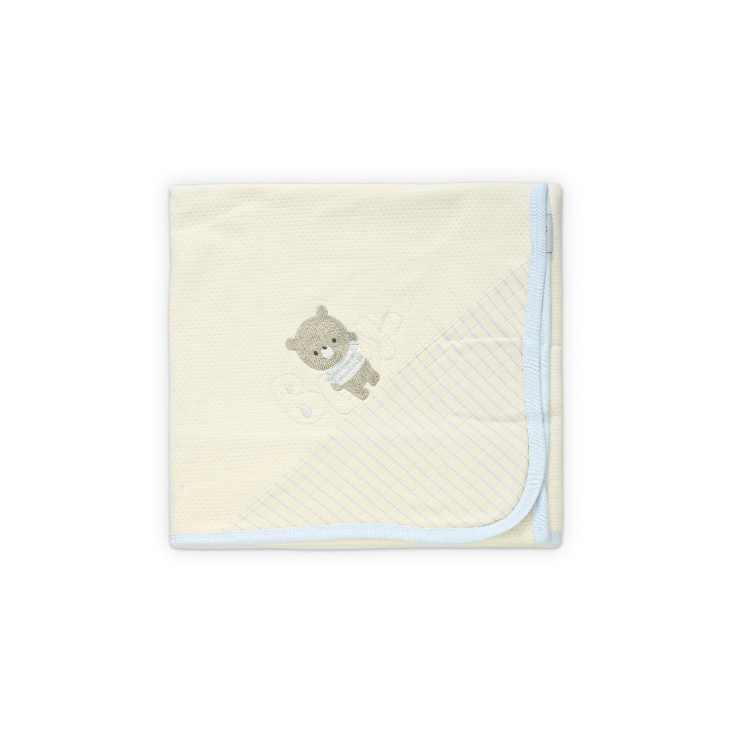 SLEEPING SET - CREAM AND BLUE BEAR THEME