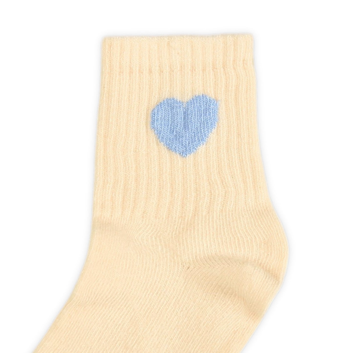 BLUE HEART PATTERNED GIRL SOCKS