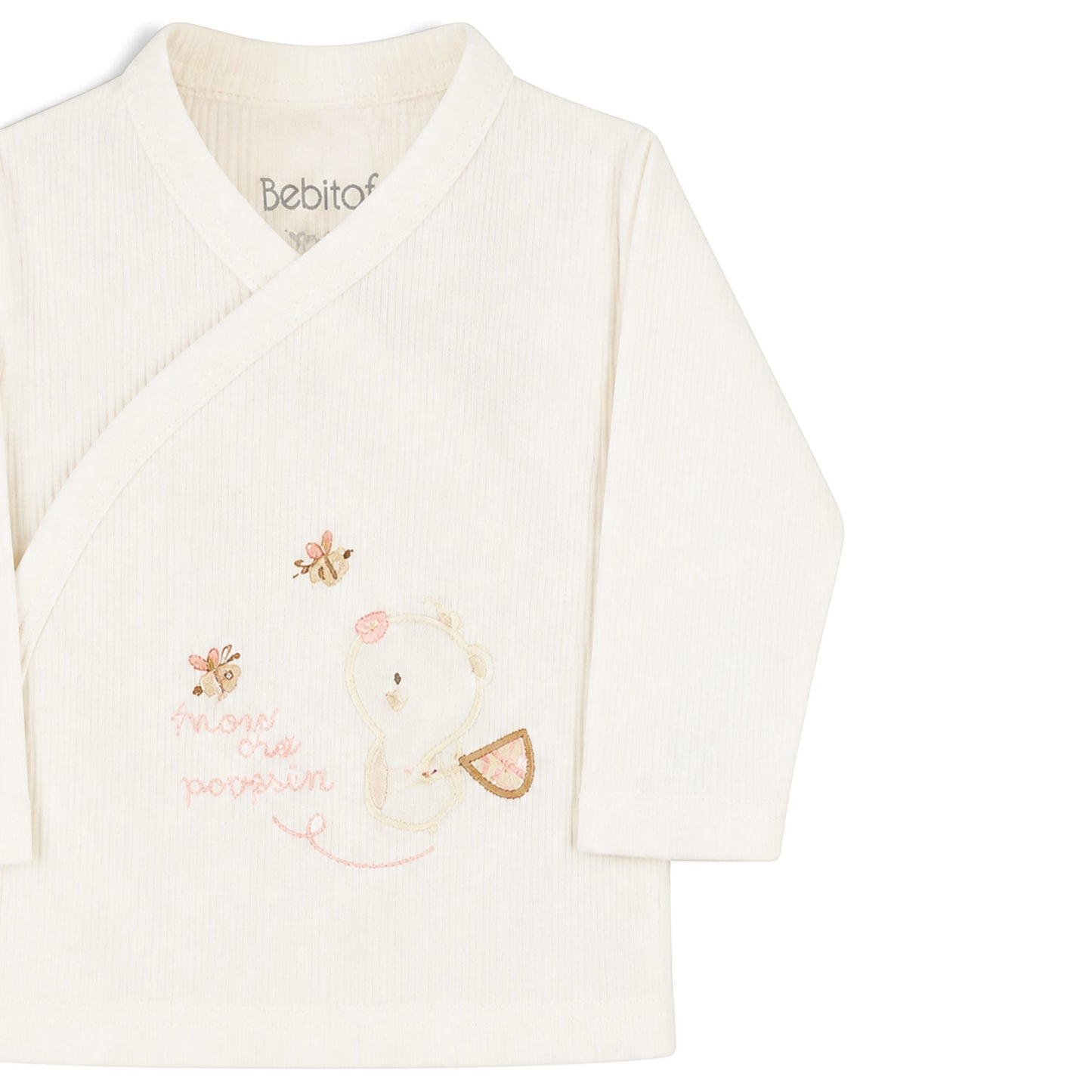 LIGHT PINK AND WHITE "FOLLOW ME HUPPIES!" BEAR BABY GIRL GIFT SET