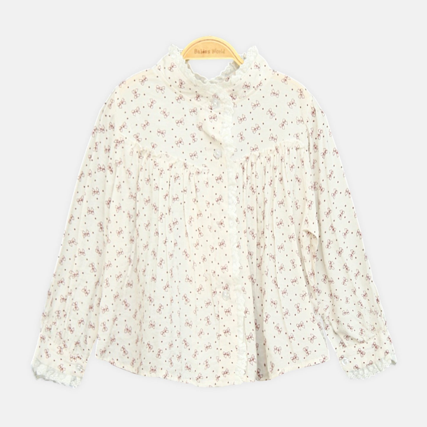 Cozy Cocoa Bow Top