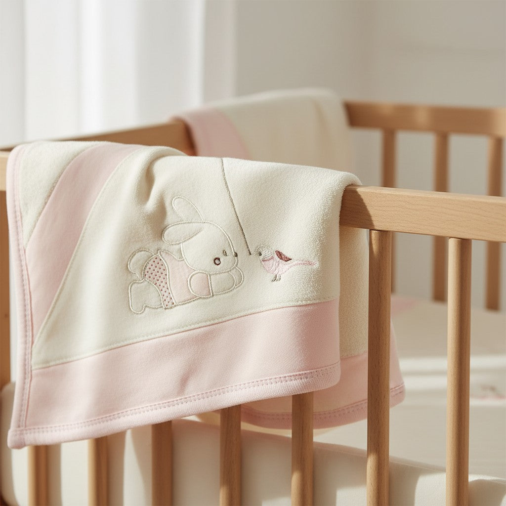 BUNNY WITH BALLOON HOODED BATH TOWEL