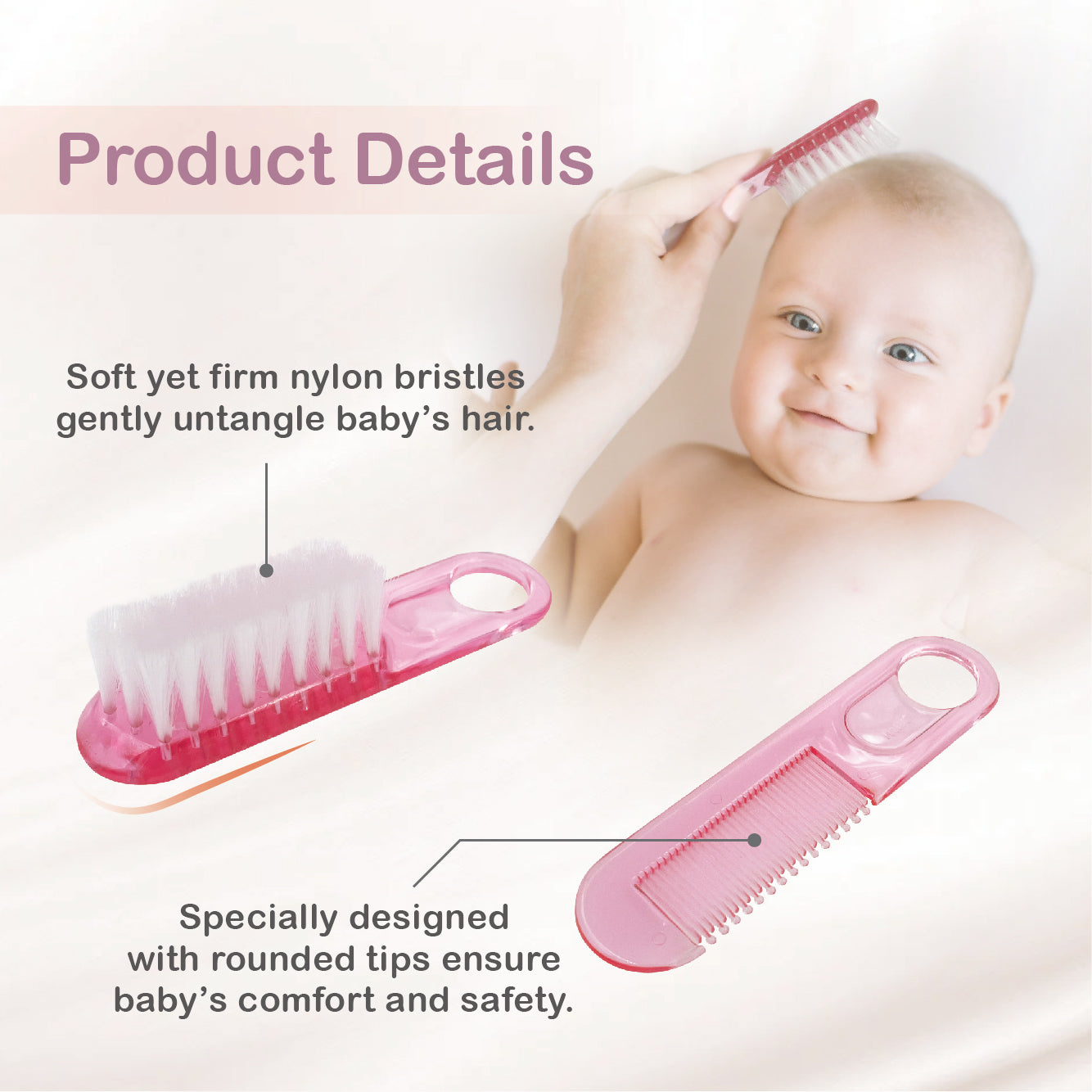 COMB & BRUSH SET