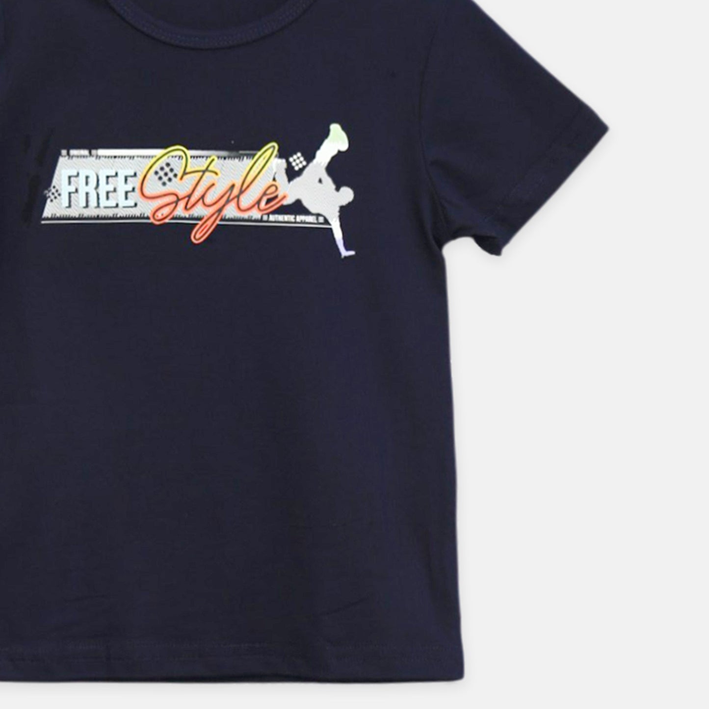 Navy Free Style Tee