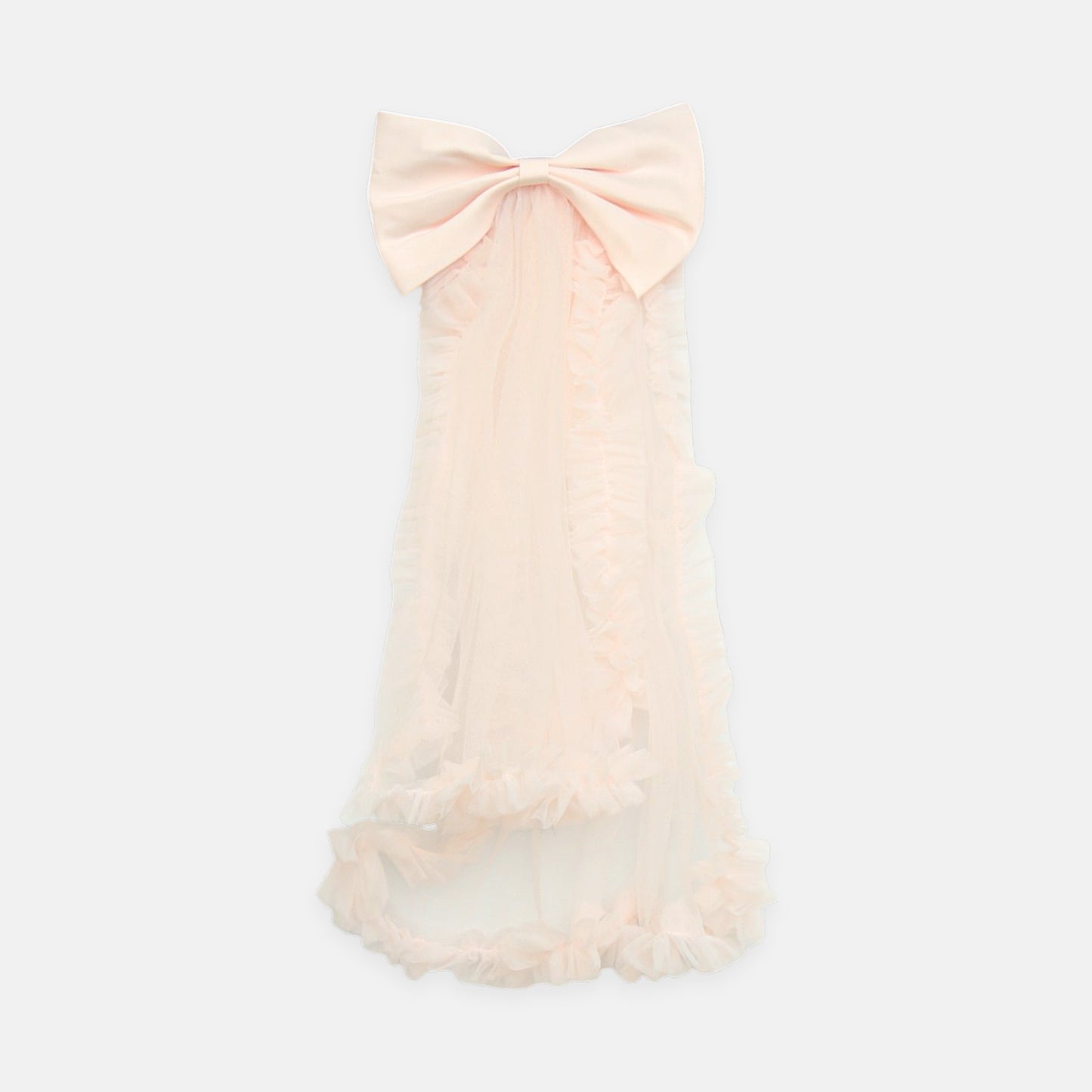 Pink Glitter Frock With Veil
