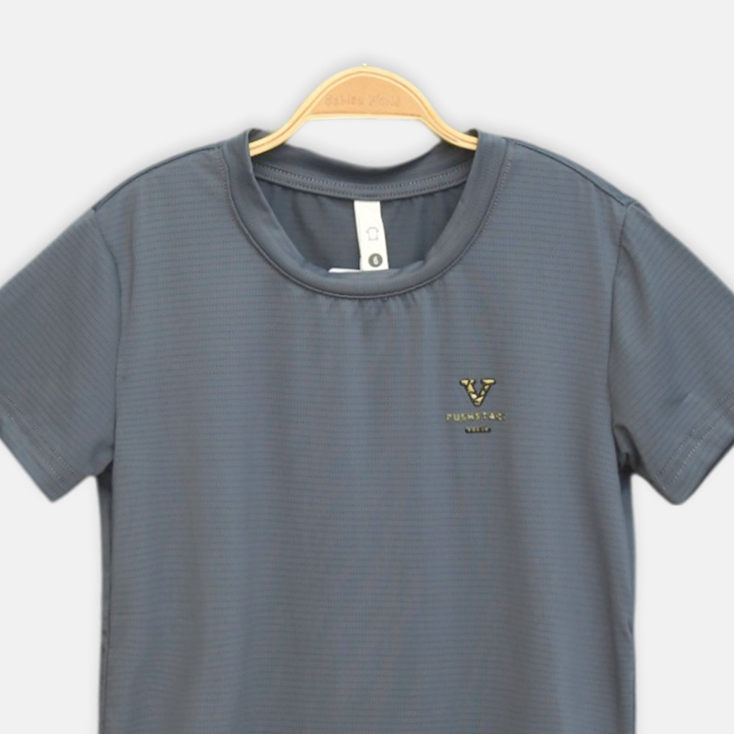 Grey Active Mesh Tee