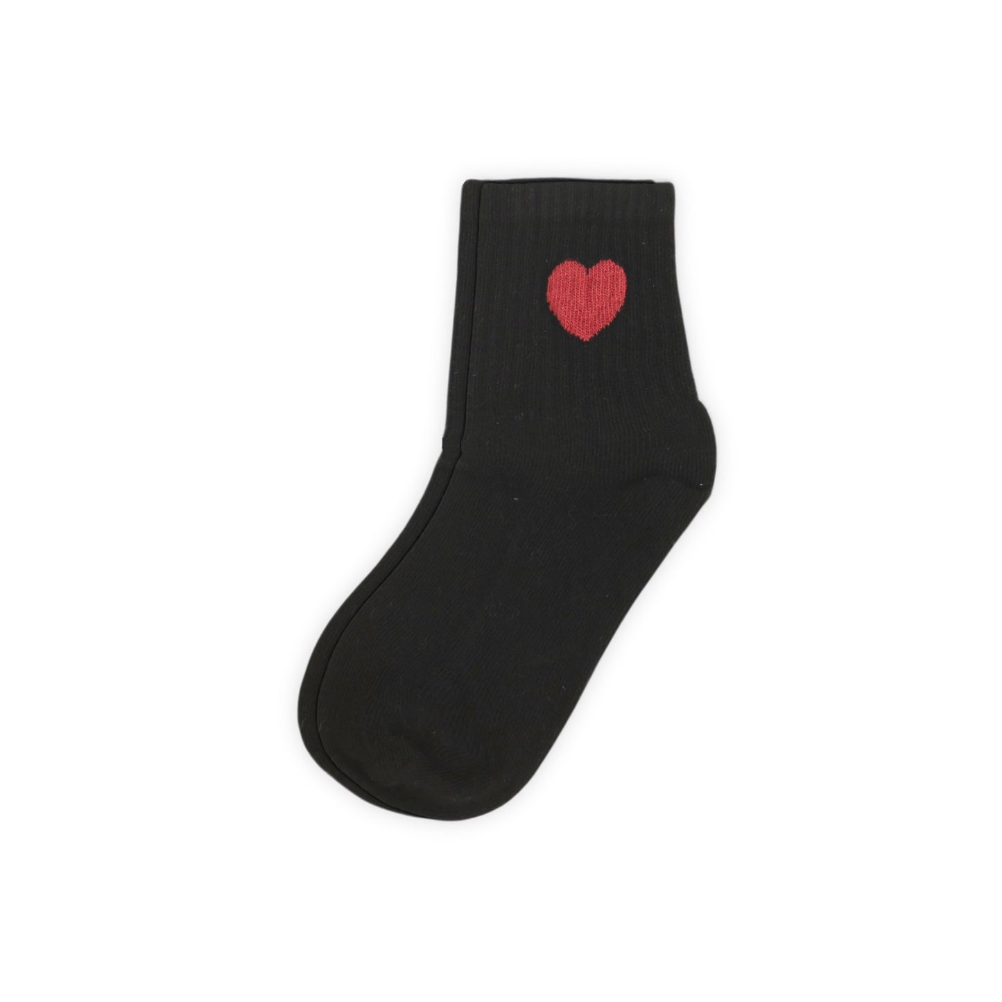 BLACK HEART GIRL SOCKS