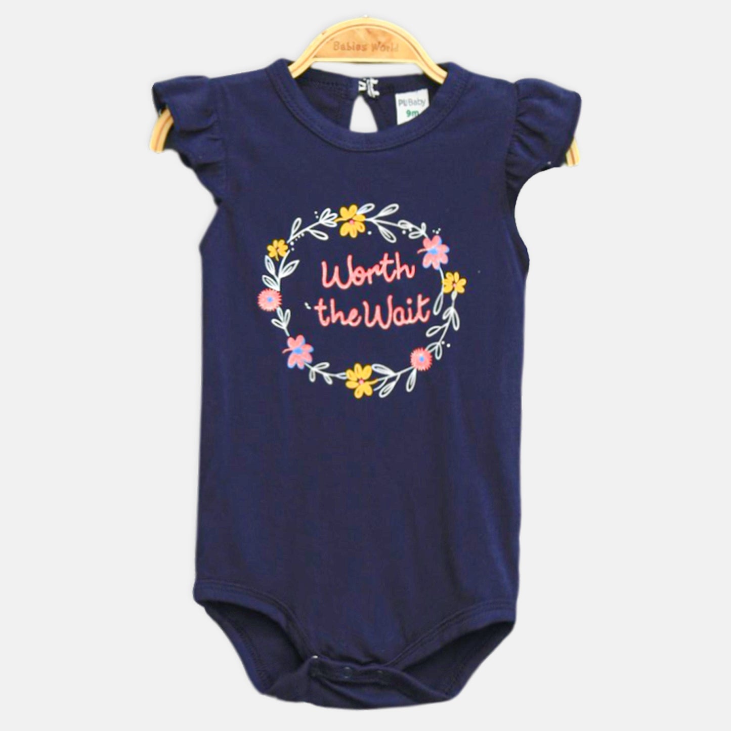 Navy Floral 4-Piece Set