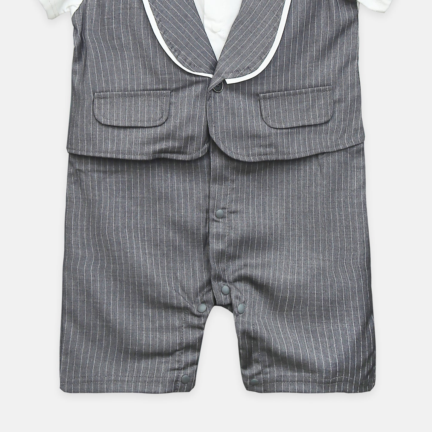 Grey Gentleman Romper