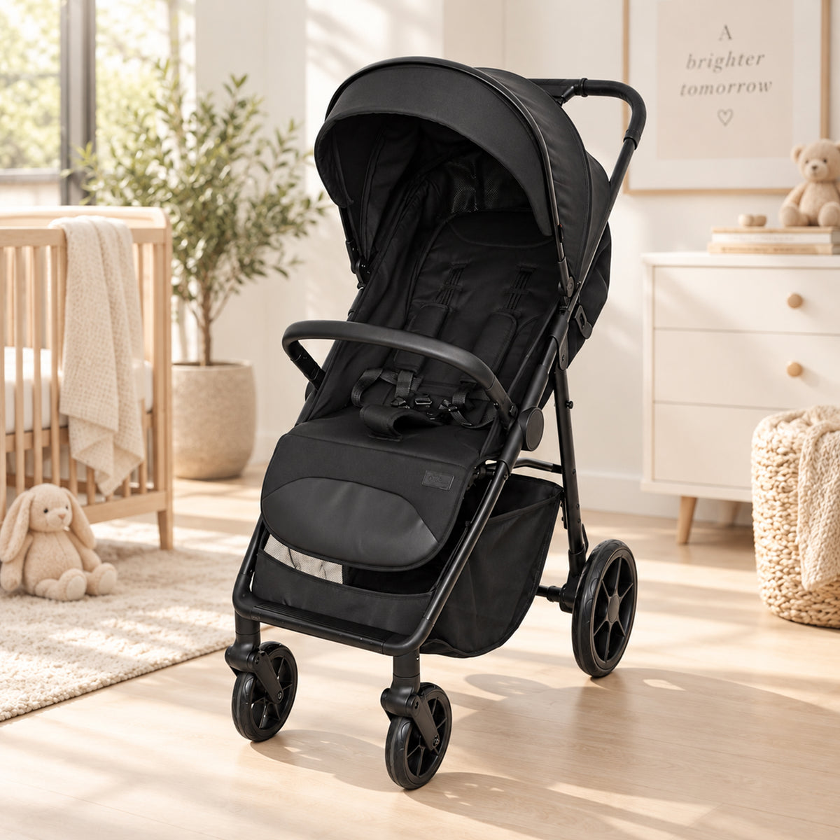 TINNIES BABY STROLLER BLACK