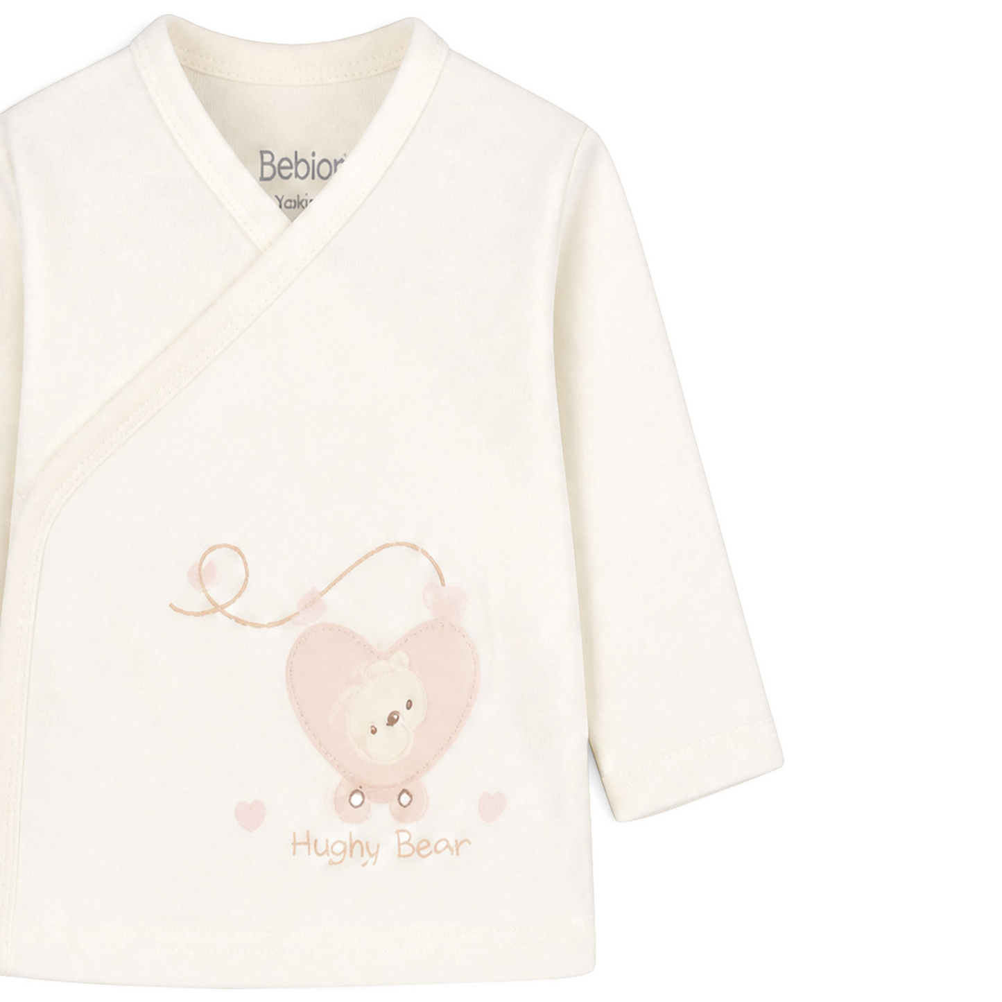WHITE SLEEPING BEAR ON MOON BABY GIRL GIFT SET