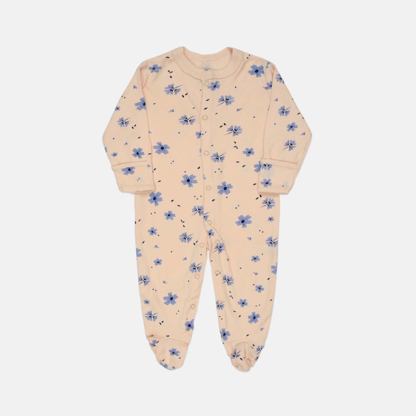 Pastel Garden Floral Sleepsuits Pk-3