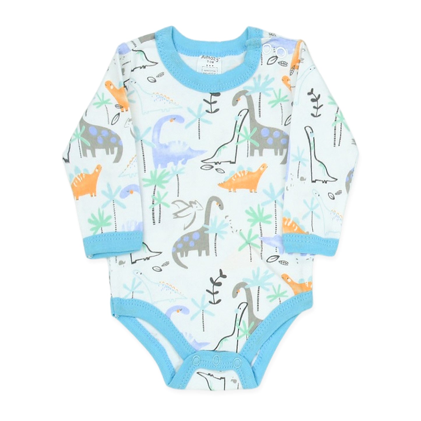 DINOSAUR ADVENTURE 5-PIECE LAYETTE SET (BLUE) BOY