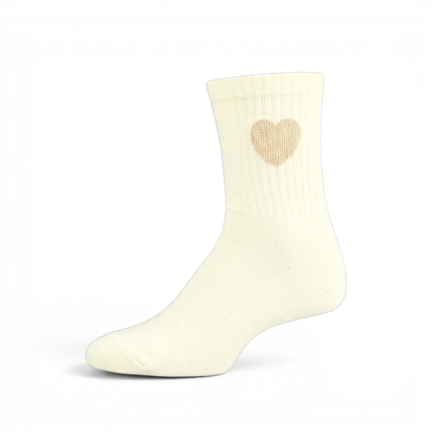 BABY WHITE HEARTB GIRL SOCKS