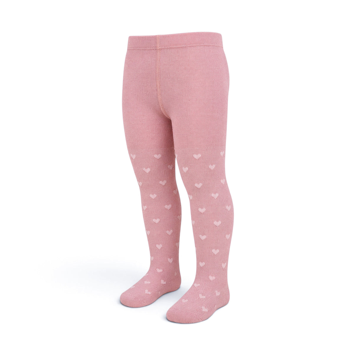 LEGGINGS HEART PATTERNED PINK