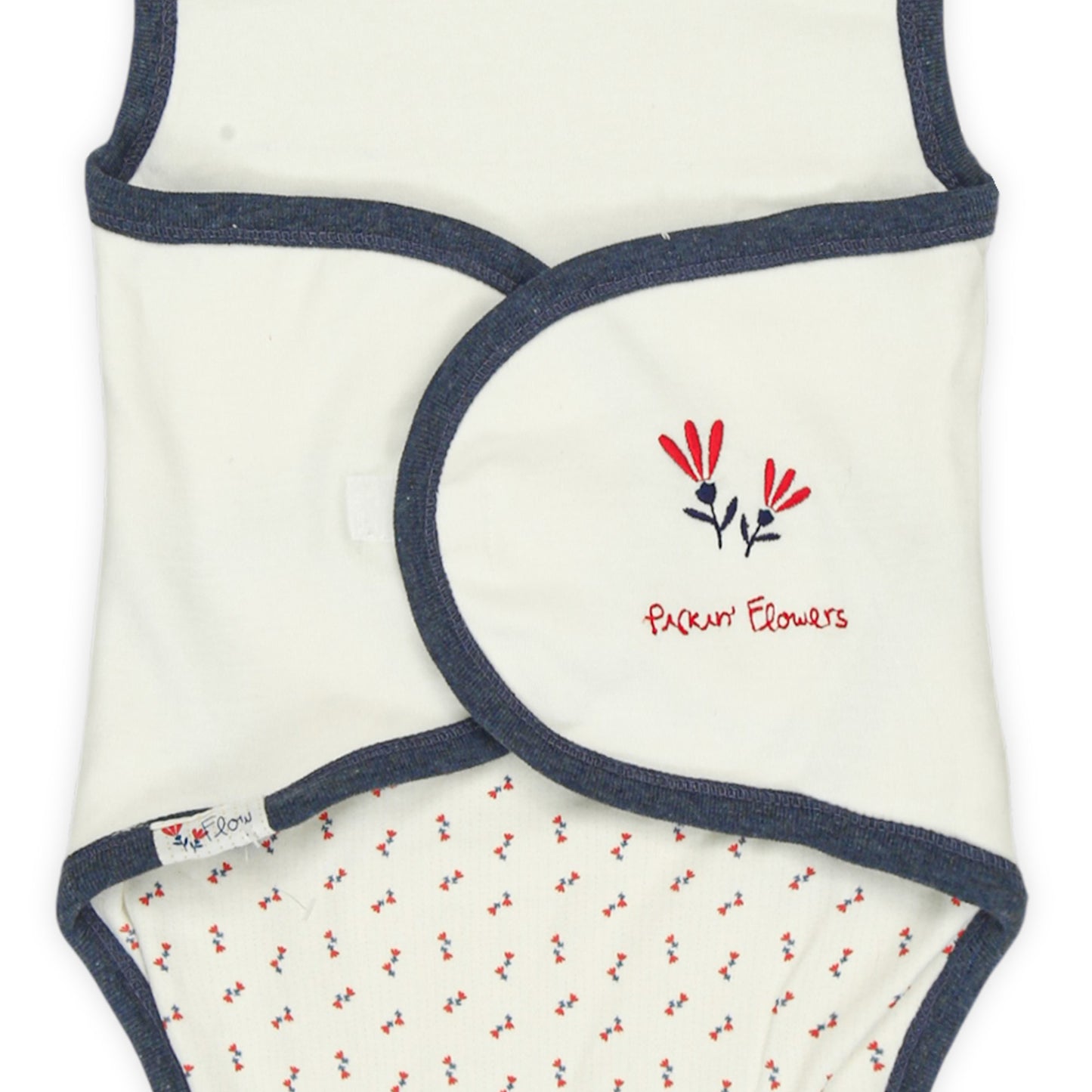SOFT BREATHABLE FLORAL SWADDLE WRAP
