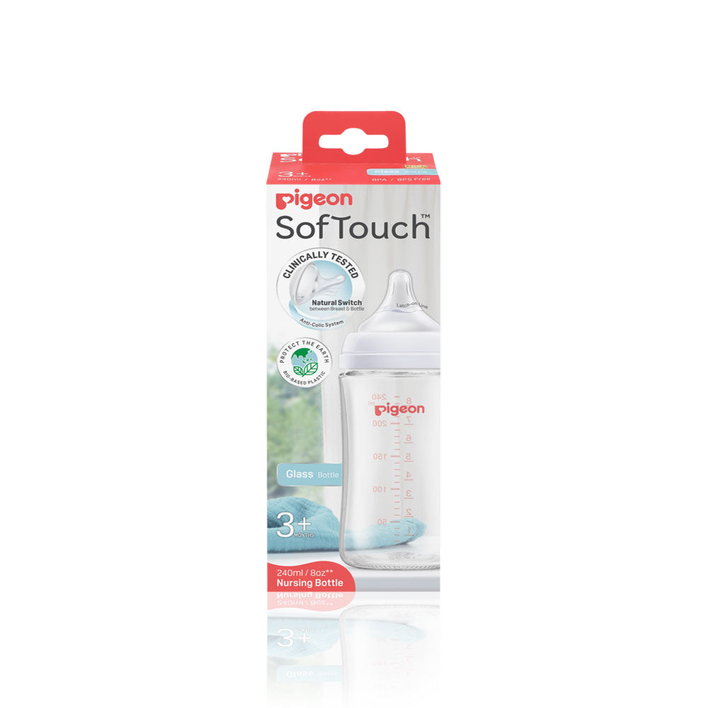 SOFTOUCHâ„¢ BPP NURSING BOTTLE GLASS 240ML