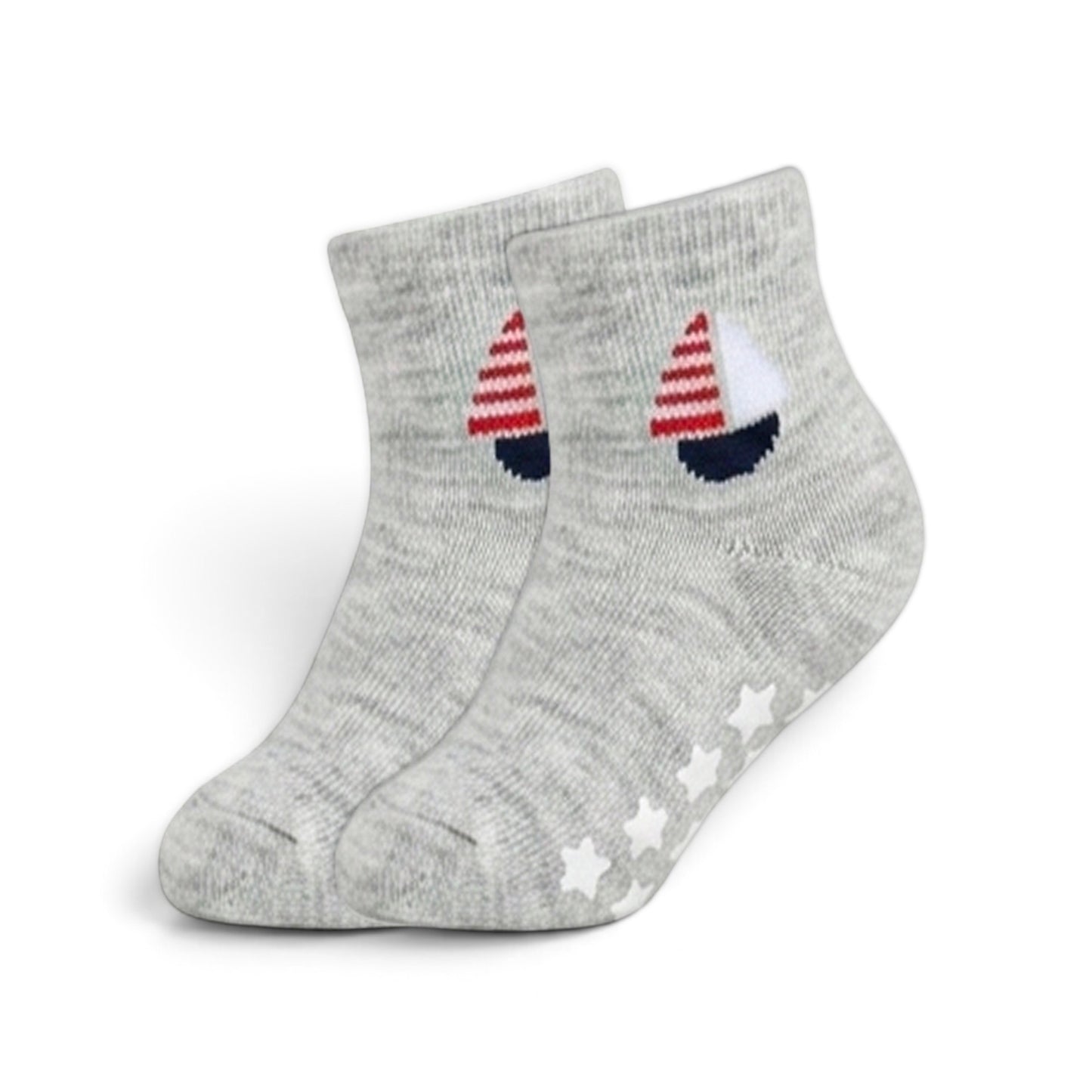 NAUTICAL ANCHOR GRIP BOY SOCKS PK-5
