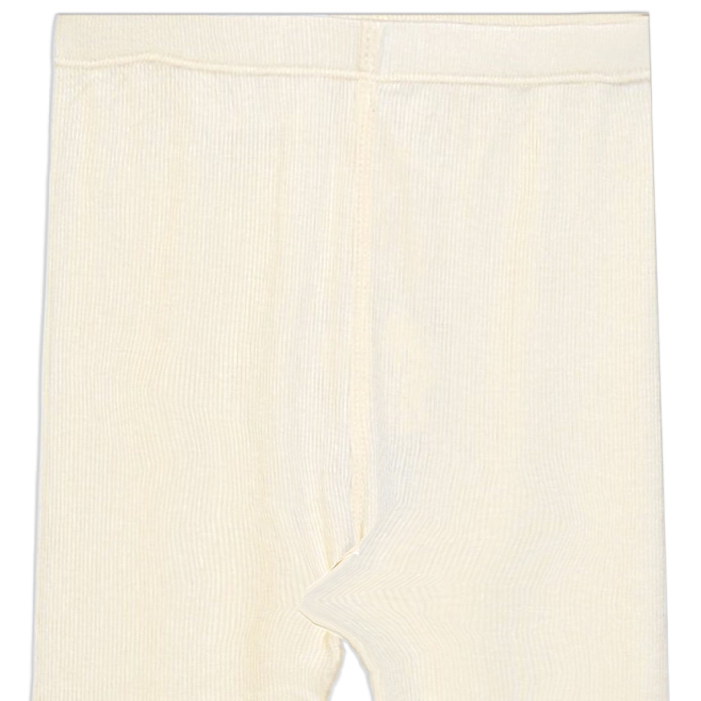 CREAM STUDDED RIBBED TROUSERS