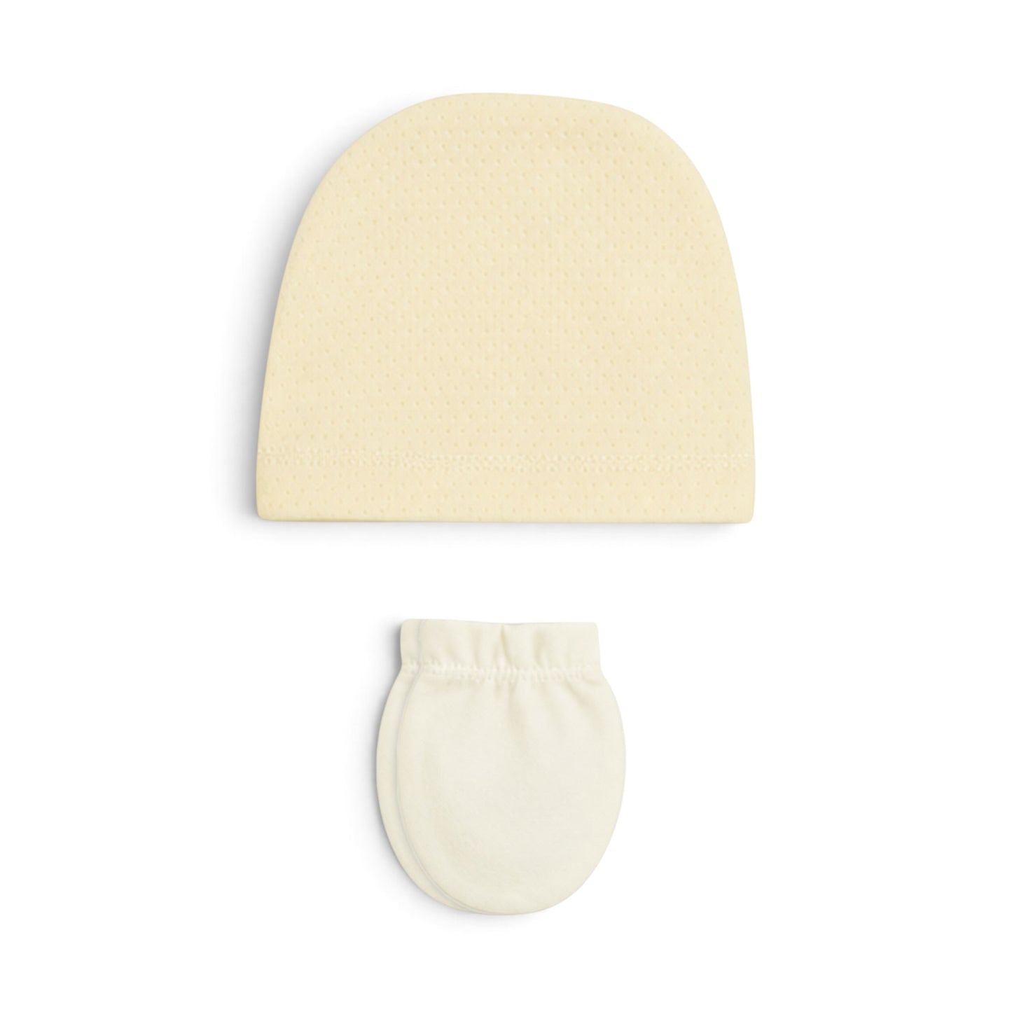 CREAM AND BEIGE VEST-STYLE GENTLEMAN BABY BOY GIFT SET
