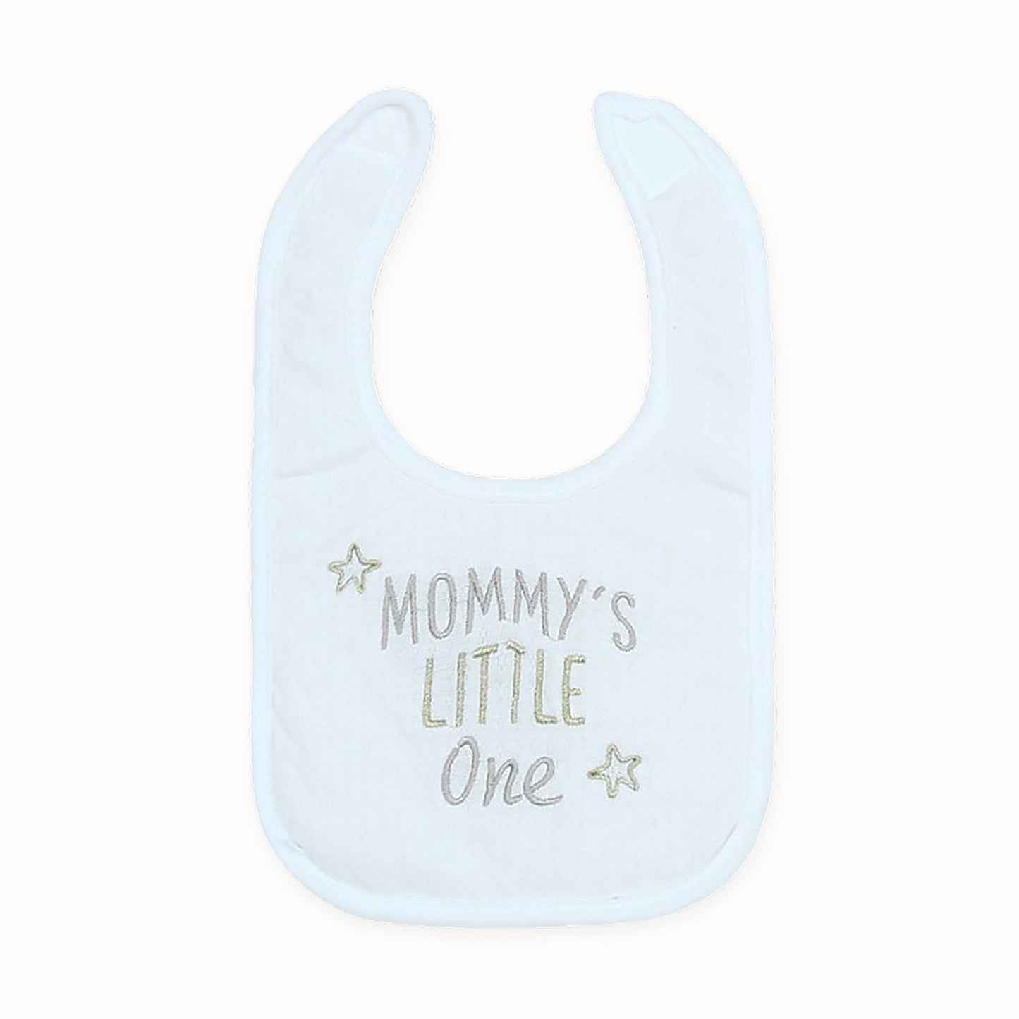 "Mommy's Little One" White Bibs (3-Pack)