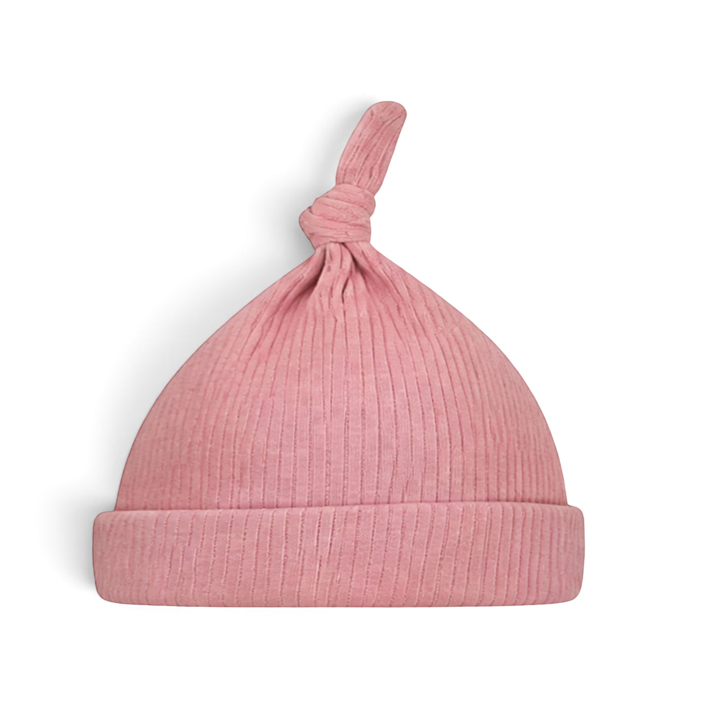 KNOTTED RIBBED BABY CAPS PK-3