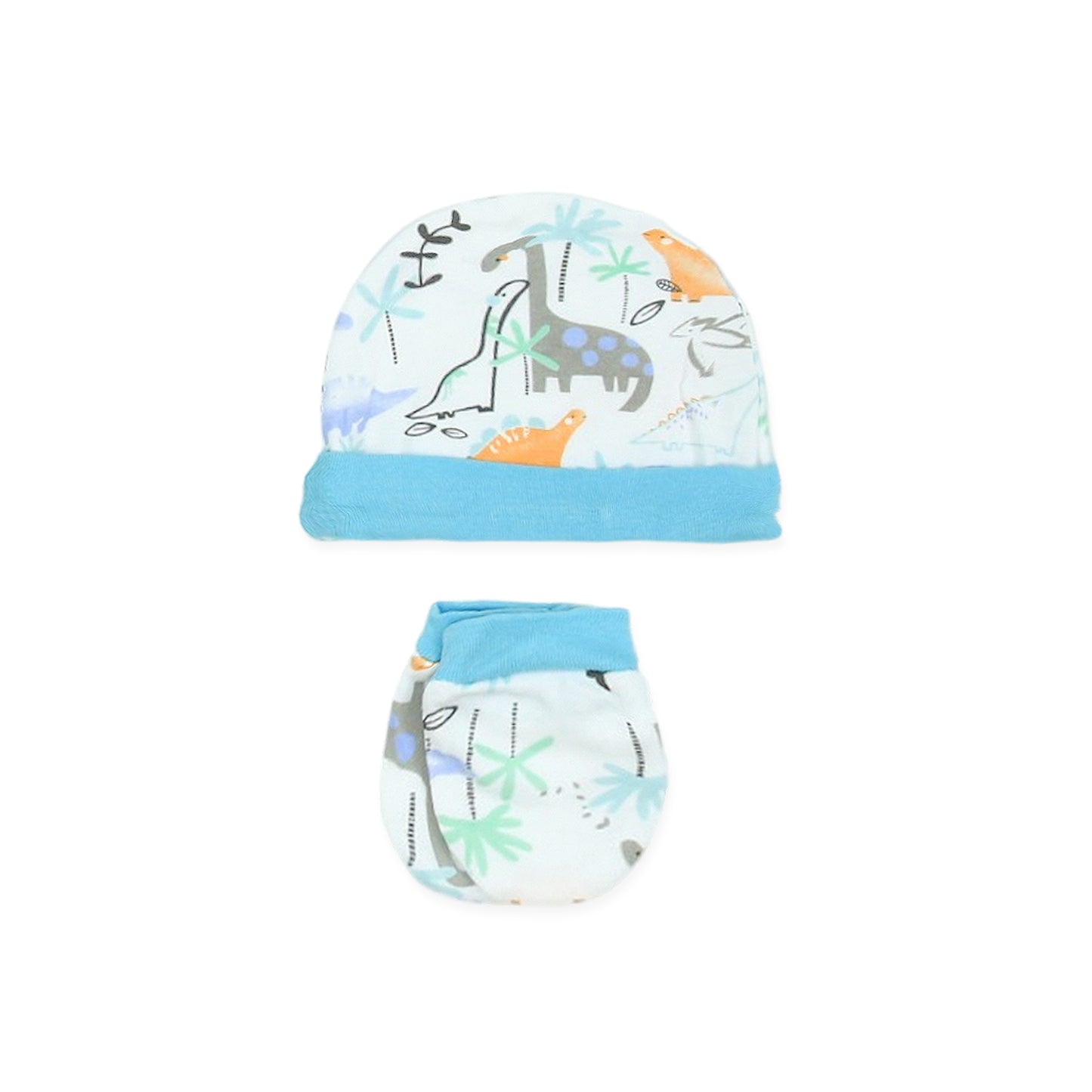 DINOSAUR ADVENTURE 5-PIECE LAYETTE SET (BLUE) BOY