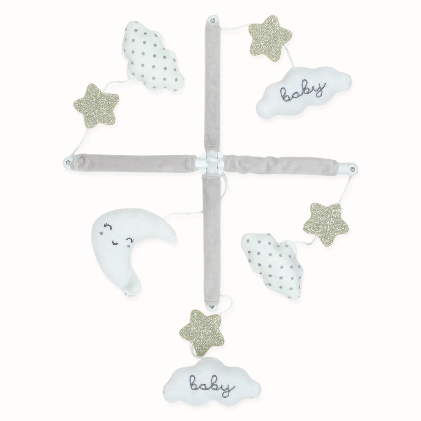 COT MOBILE WHITE CLOUDS