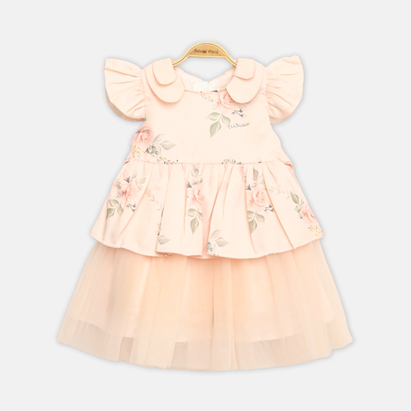 Peach Garden Frock
