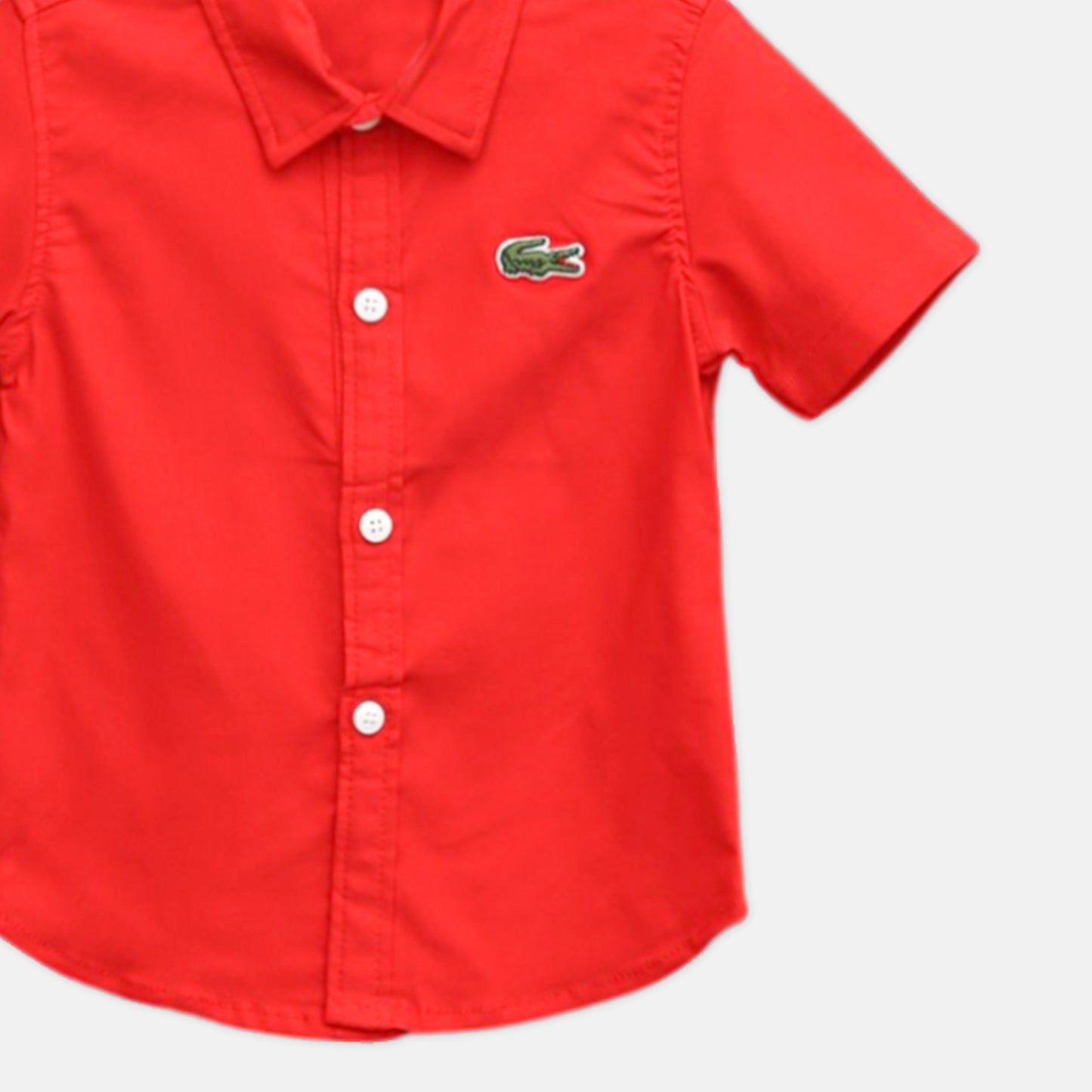 Lacoste Red Piqué Red