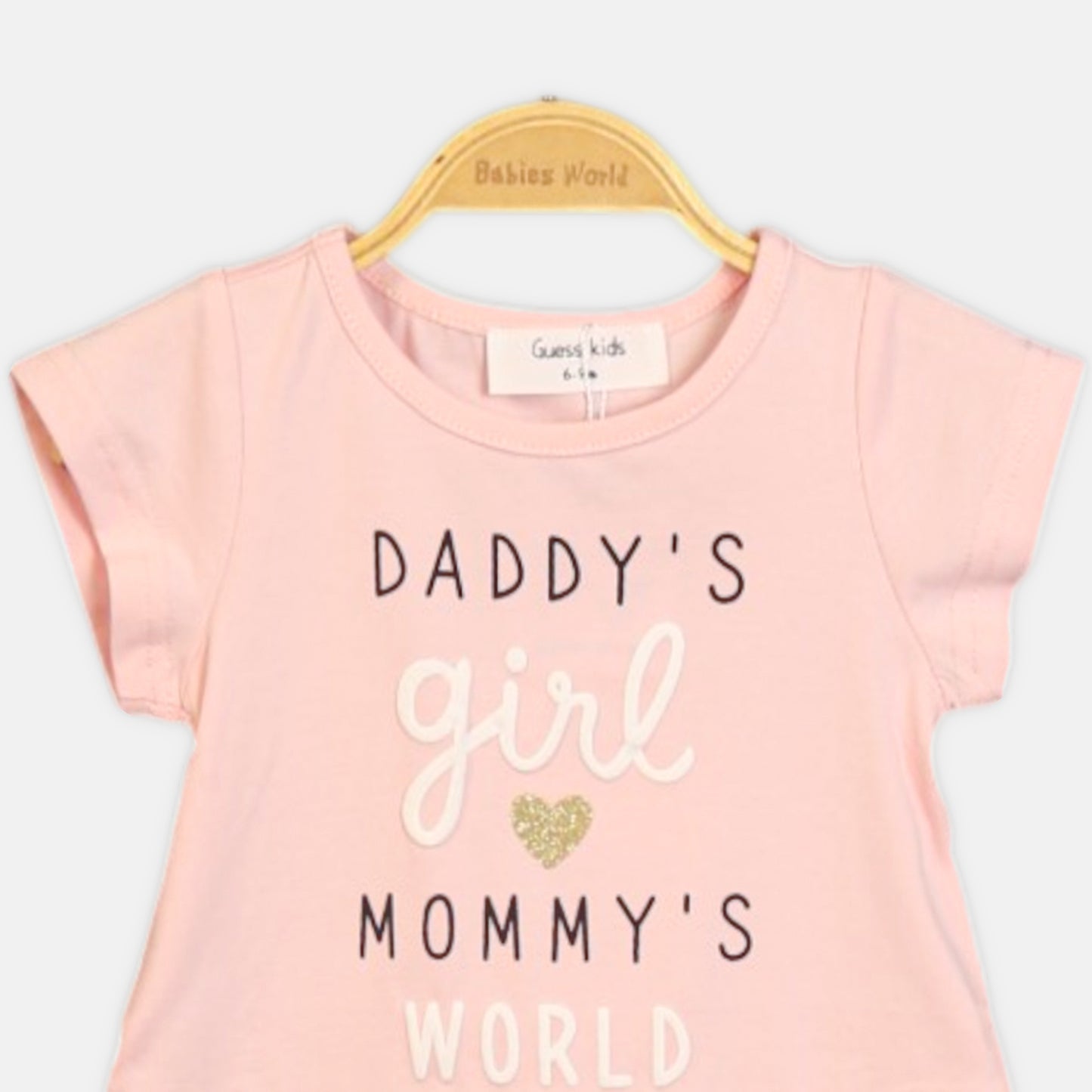 MOMMY’S WORLD PINK PEPLUM T-SHIRT