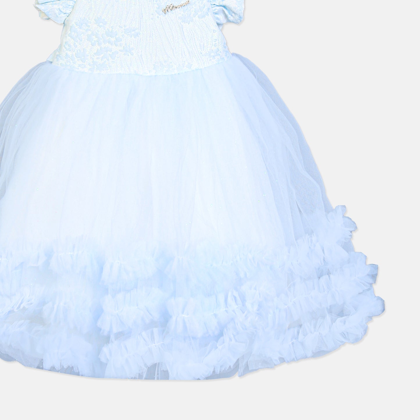 BALALAN CONTRAST TULLE FROCK