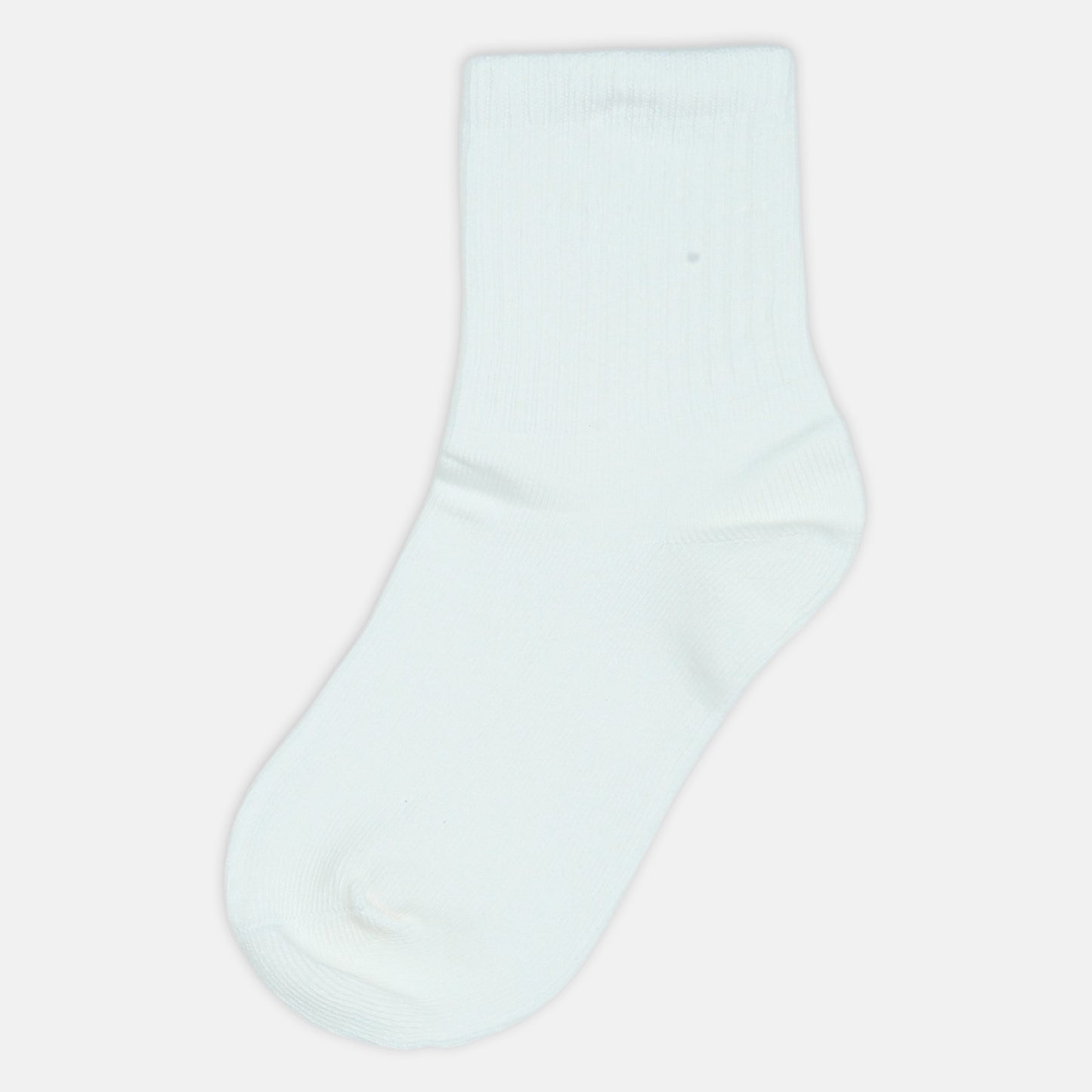 BOY SOCKS MINIMALIST PURE WHITE
