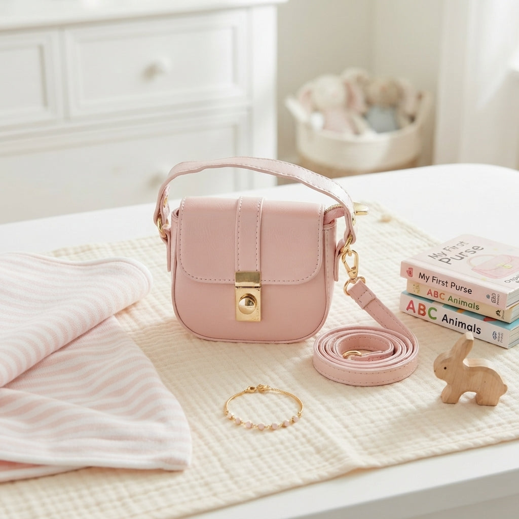 Classic Pink Crossbody Bag